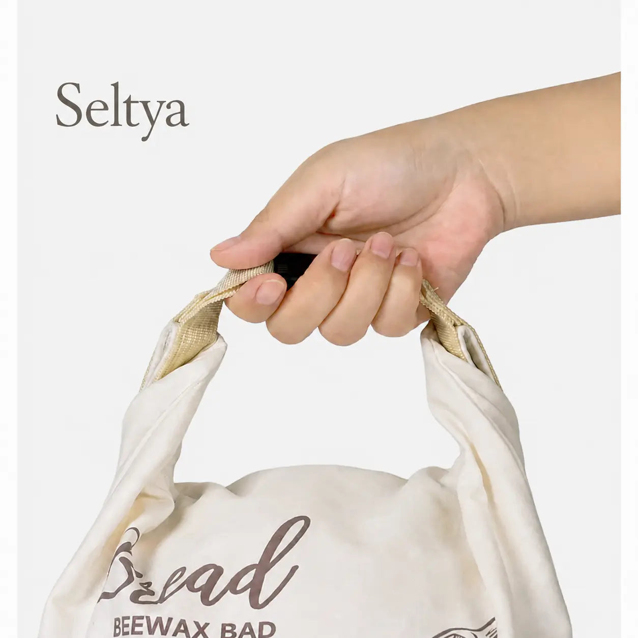 Sac à pain écologique en cire d’abeille – 100 % coton