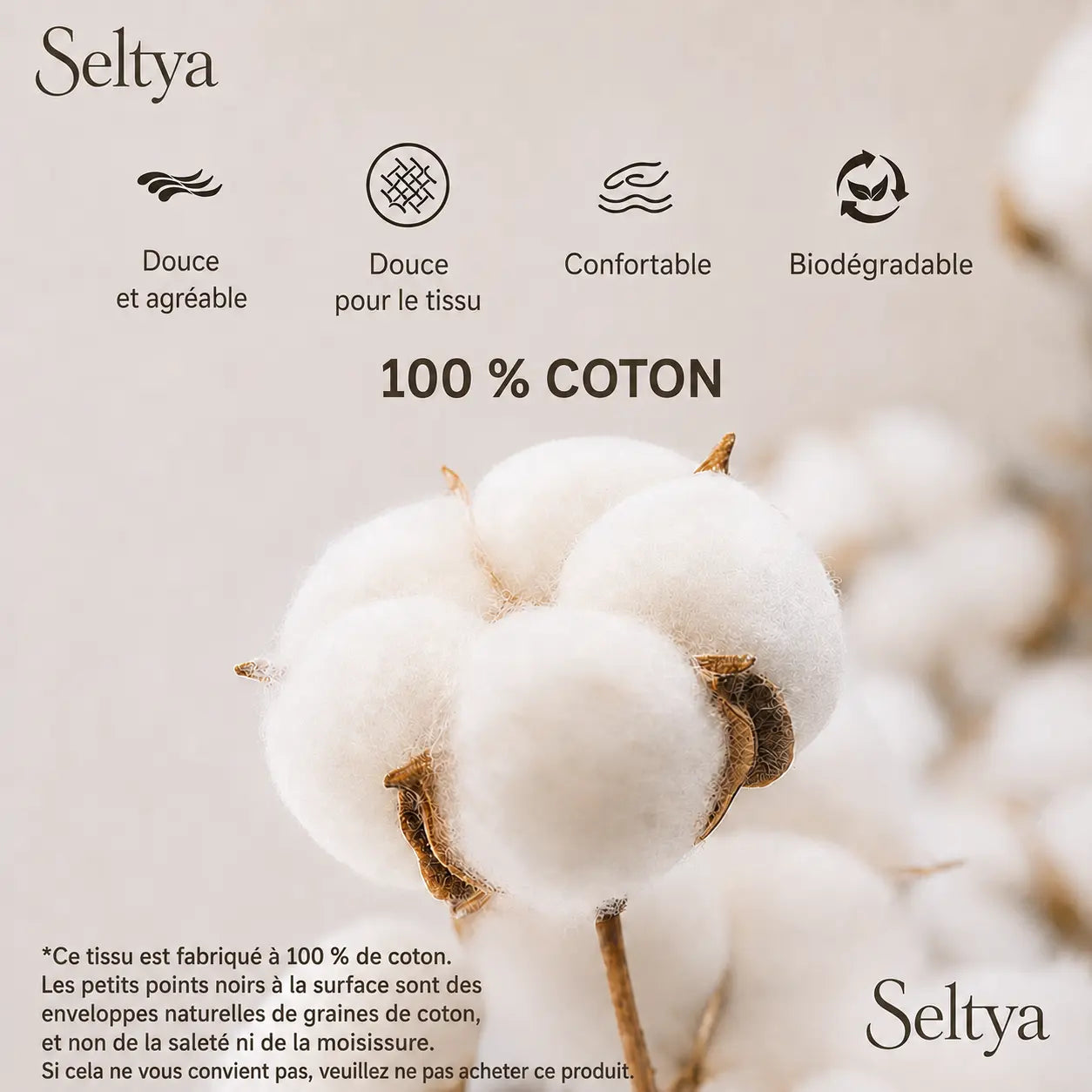 Sac à pain écologique en cire d’abeille – 100 % coton